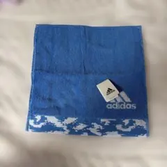 adidas タオルハンカチ ブルー 新品のサムネイル
