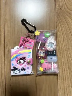 たまごっち ミニミニフォトアルバムキーホルダー&シャカシャカチャーム くりてん