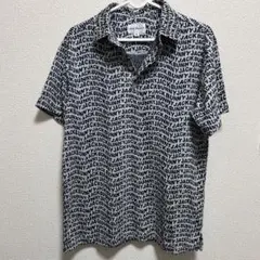 最終値下げ　ジャックバニー　ロゴ総柄　ポロシャツ