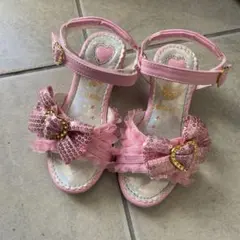 キラキラ　サンダル　17センチ
