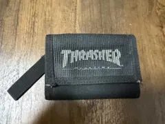 THRASHER ブラック 三つ折り財布のサムネイル