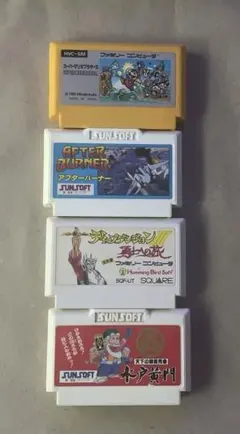 動作確認済　ファミコンソフト　4本セット　バラ売り不可