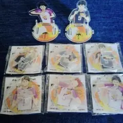 ハイキュー　カレーメシ　アクリルスタンド 6個セット