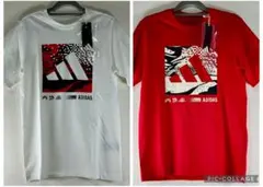 【２点セット】アディダス Tシャツ 半袖 カモ グラフィック キッズ 160