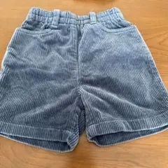 mikiHOUSE ネイビー コーデュロイパンツ　半ズボン