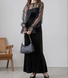 NEUNA コンビワンピース ブラック