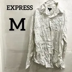 EXPRESS エクストラスリムフィットシャツ 【M】 長袖 ホワイト 秋 春のサムネイル
