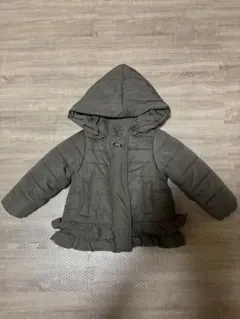 プチマイン　フリルダウンコート　90サイズ