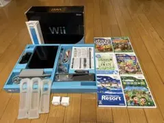 wii 本体セット 箱、説明書付き