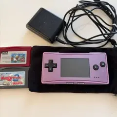 任天堂 ゲームボーイミクロ 本体 パープル スーパーマリオブラザーズ 