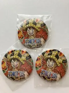 ジャンプビクトリーカーニバル ワンピース 缶バッチ3個セット