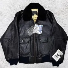 【新品未使用】AVILEX 7823 G1 ボア付きフライトジャケット ブラック