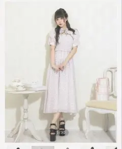 完売 michellMacaron ドットフリルティアードワンピース XS - メルカリ