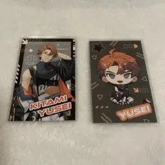 にじさんじ 北見遊征 3SKM よこはまコスモワールド 缶バッジ カード