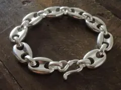 60s ビンテージ シルバー925アンカーブレスレット メキシカンジュエリー北欧