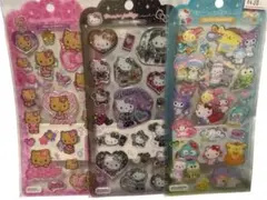 サンリオ　ハローキティ　ドロップジェリーシール　3種セット