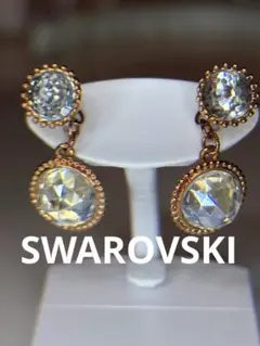 SWAROVSKI スワロフスキー ピアスUna クローバー ローズゴールド