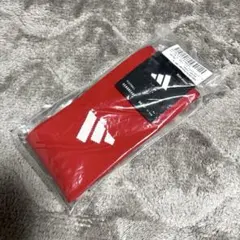 adidasアディダス FOOTBALLサッカーソックス 新品 22〜24cm赤