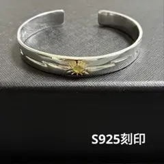 925刻印 シルバーバングル ブレスレット メキシカン インディアン 太陽のサムネイル