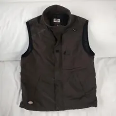 Dickies 中綿ベスト　ワークベスト　ブラウン　メンズ
