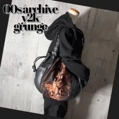 y2k leather handbag gimmick 00s archive