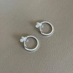シルバー フープイヤリング 約2cm