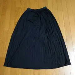 み*や様 未使用　GUプリーツロングスカート　Ｌサイズ　ブラック