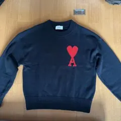 amiparisブラックニットセーター