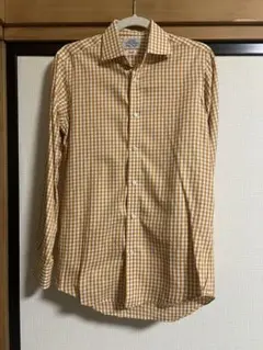 UNITED ARROWS ギンガムチェックシャツ イエローのサムネイル