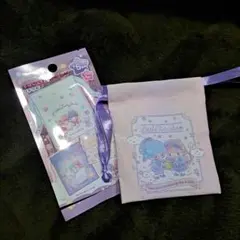 【匿名発送】リトルツインスターズ★ キキ＆ララ プチ巾着
