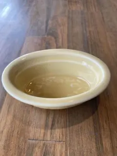 クリーム色楕円形陶器花器　10個セット