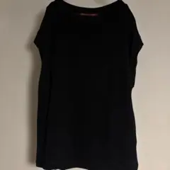ユニクロコントワーデコトニエ　リネンフレンチスリーブブラックL未使用