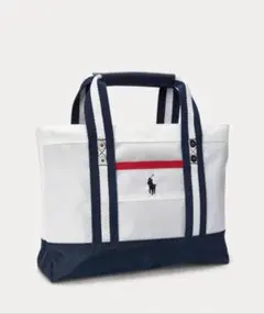 Polo Ralph Lauren トートバッグ ホワイト/ネイビー
