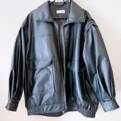 CIAOPANIC チャオパニックティピーフェイクレザー2WAY ブルゾン