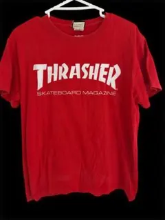 THRASHER SKATEBOARD MAGAZINE Tシャツ 赤のサムネイル