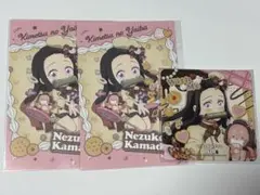 鬼滅の刃　バレンタイン＆ホワイトデー　竈門禰豆子　ポストカード　コースター
