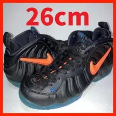 エアフォームポジット プロ ブラック オレンジ ブルー ニックス 26cm