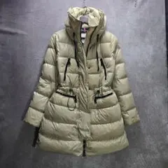 モンクレール APHROTITI ロングダウンコート 1 アイボリー フード