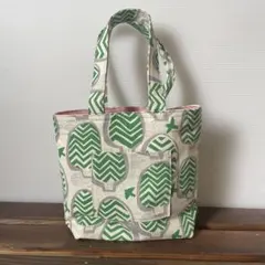 木の模様トートバッグ