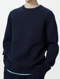【着用回数1回のみ美品✨】ウォッシャブルミラノリブクルーネックセーター