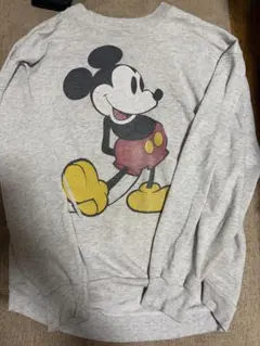 90s ディズニー ミッキースウェット 薄手