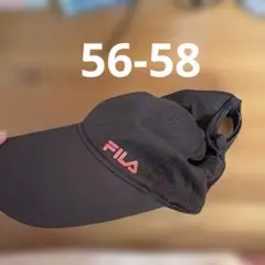 FILA キャップ ブラック メッシュ