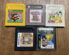 ゲームボーイカラー カセット5本 - メルカリ