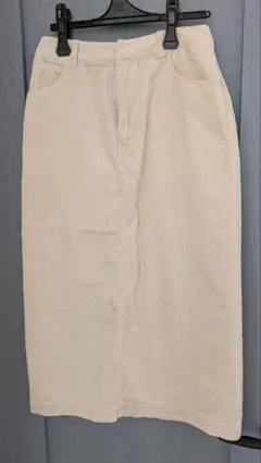 【早い者勝ち❣】LOWRYS FARM コーデュロイ スカート オフホワイト♡