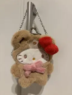 ハローキティ キーホルダー　コインケース　小銭入れ　がまぐち　ぬいぐるみ