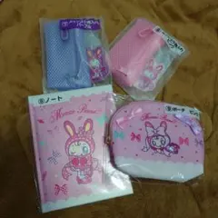 サンリオ　当たりくじ　メゾピアノ　ポーチ　ノート　小物入れ