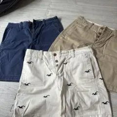 Hollister ショートパンツ 3枚セット 古着のサムネイル