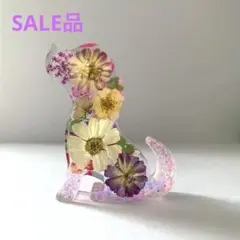 SALE】固まるハーバリウム ねこの中のお花畑 - メルカリ