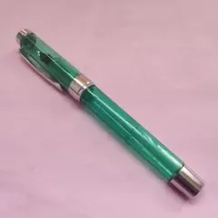 透明な緑色の万年筆0父の日就職祝い母の日記念品など筆記用具文房具