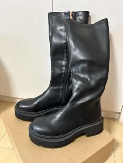 ロングブーツ　ブラック　Sサイズ　oriental traffic